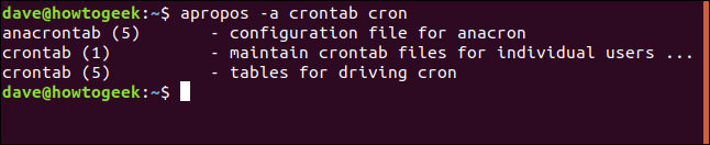 resultados para apropos -a crontab cron na janela do terminal