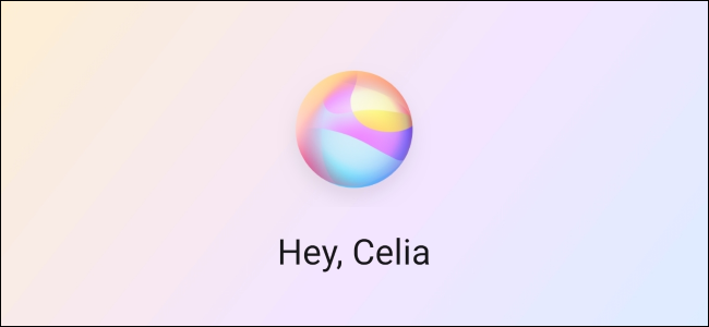 A mensagem "Ei, Celia".