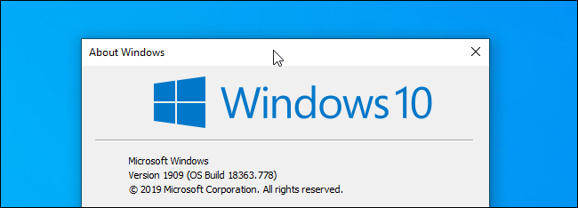 Clicar na barra de título de uma janela no Windows 10.