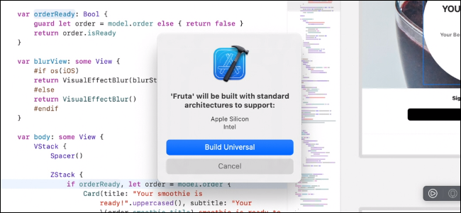 Construindo um aplicativo universal no Xcode