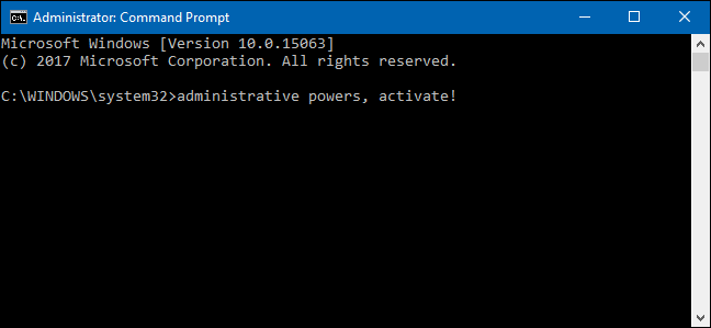 windows 10 open administrator command prompt here