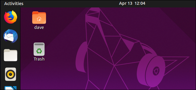 Ubuntu 19.04 Disco Dingo desktop