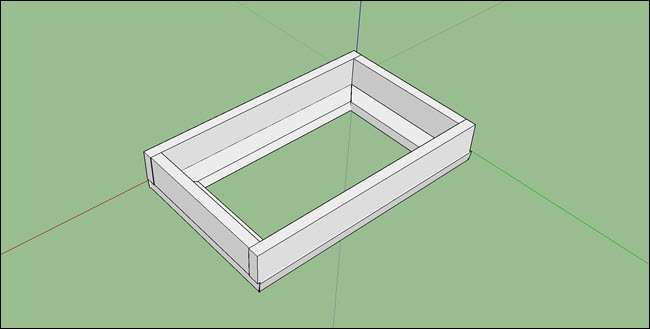 Um esboço de um quadro de espelho mágico inteligente