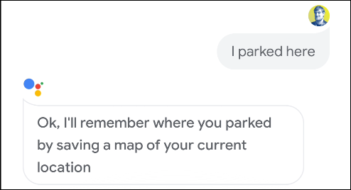 A confirmação do Google Assistente lembrará onde há uma vaga de estacionamento no Android.