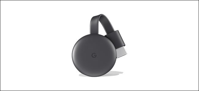 Um dongle Chromecast de terceira geração.