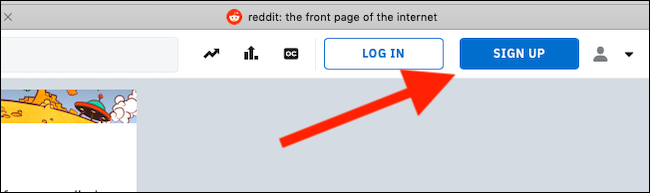 Visite reddit dot com e clique em inscrever-se