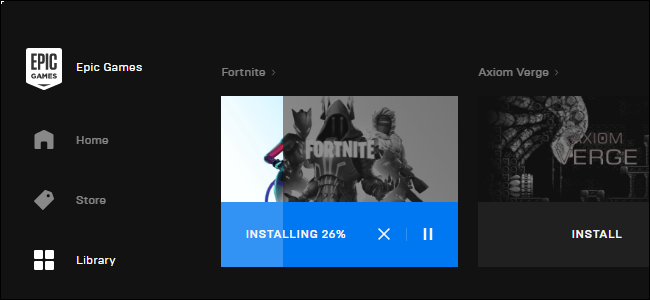 epic games download library