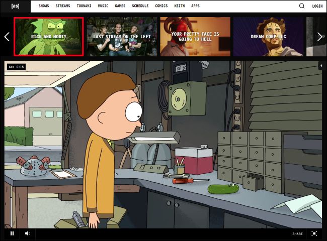 Assistir Adult Swim na web gratuitamente