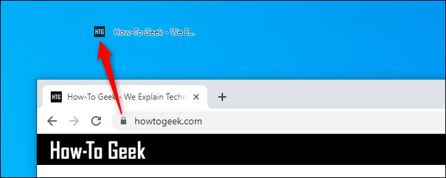 Criação de um link de atalho na área de trabalho para uma página da web com o Google Chrome no Windows 10
