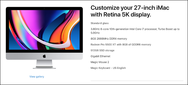 Apple iMac com Core i7 de 10ª geração