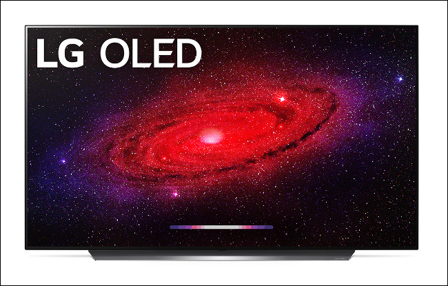 Uma TV LG CX OLED 2020 emblemática.