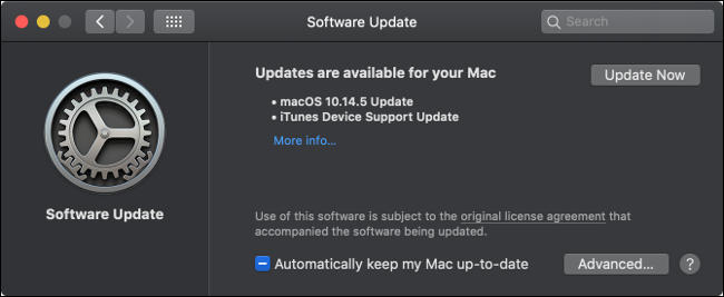 Instale atualizações do macOS