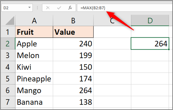 Calcule o valor máximo