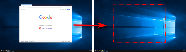 Movendo uma janela entre monitores no Windows 10