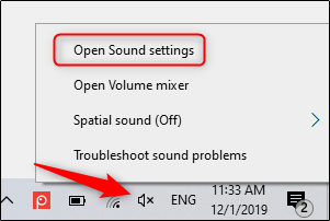 abrir configurações de som no Windows