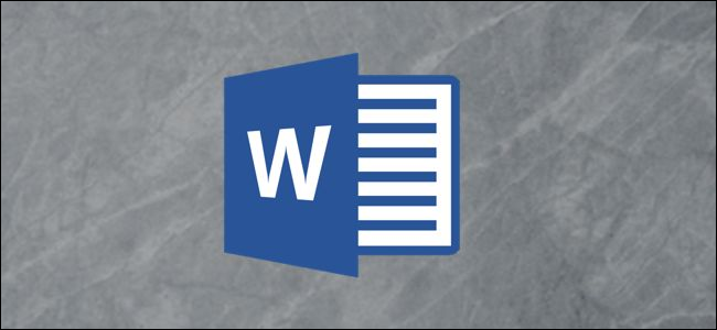 Logotipo do Microsoft Word em um fundo cinza