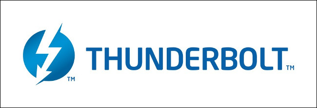 O logotipo do Thunderbolt.