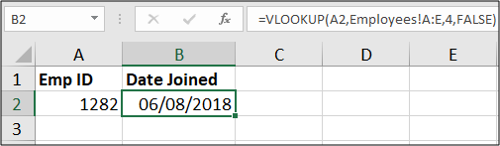 A função VLOOKUP