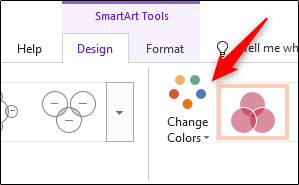 Alterar opção de cores