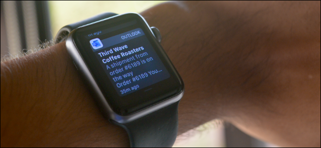 Notificação no Apple Watch