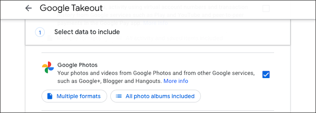 Faça backup da biblioteca do Google Fotos com Takeout