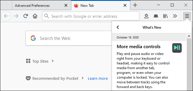 Firefox anuncia novos controles de mídia