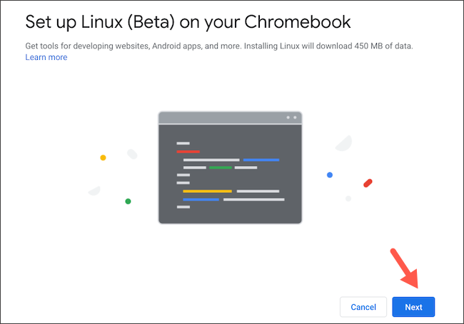 Configure o Linux no Chromebook