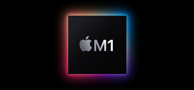 O logotipo da Apple M1.