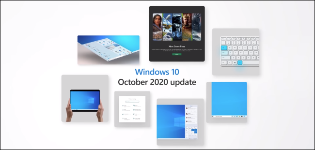 Um gráfico de marketing da atualização do Windows 10 de outubro