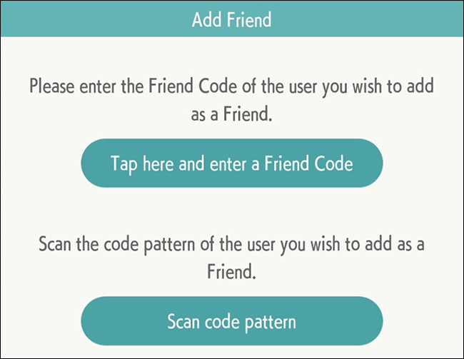 O menu "Adicionar um amigo" na página inicial do Pokémon. 