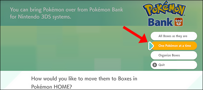 opções de classificação da casa do Pokémon
