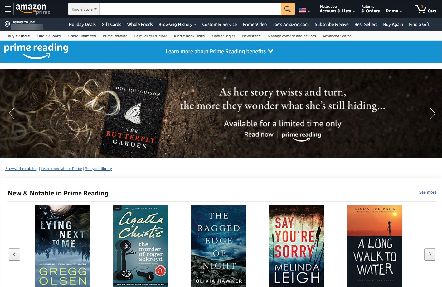 amazon prime ebooks