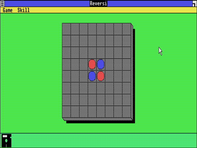 Um jogo de "Reversi" no Windows 1.0.