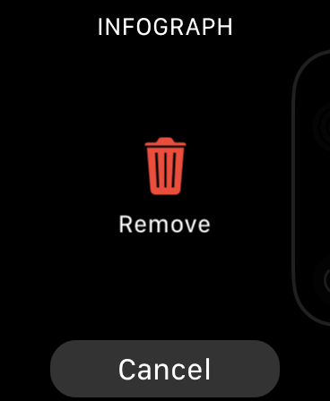 Remover o mostrador do Apple Watch