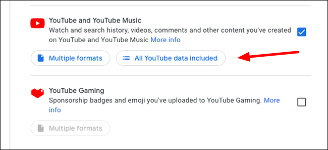 google takeout all youtube