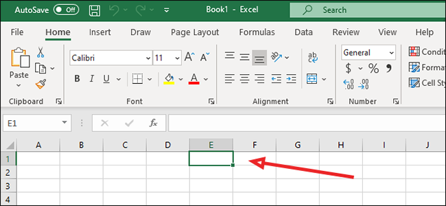 célula em branco excel