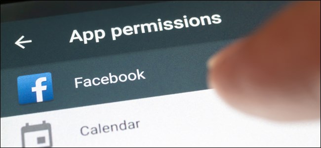 Permissão de aplicativo do Facebook no Android
