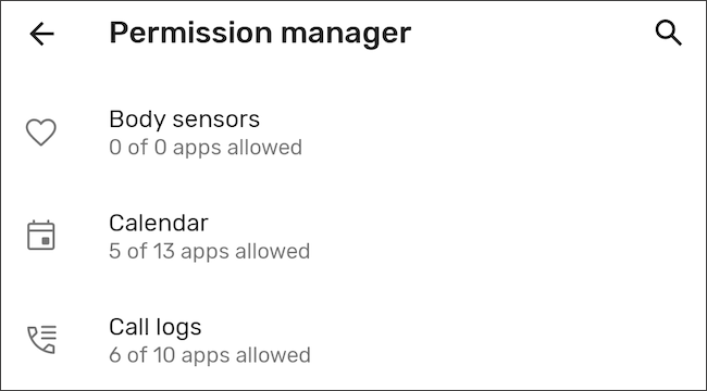 Gerenciador de permissão no Android
