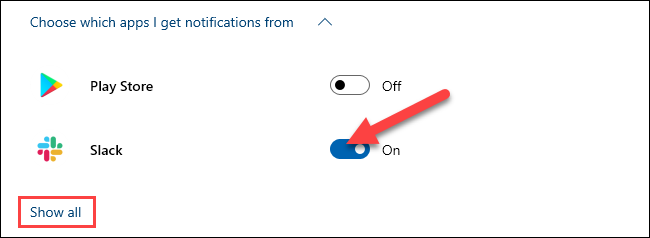 escolha quais aplicativos podem enviar notificações