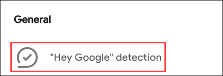 selecione ei detecção google