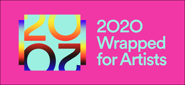 Logotipo do Spotify para Artistas Wrapped 2020