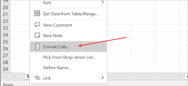 Células de formato Excel