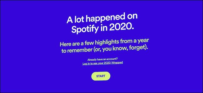 Spotify Wrapped 2020