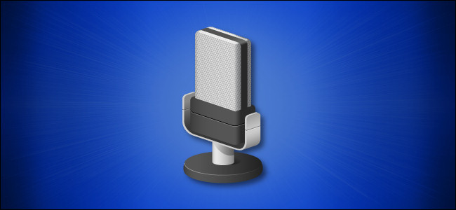 Ícone de microfone do Windows 10