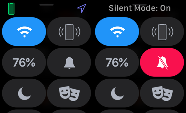 ativar e desativar o modo silencioso no Apple Watch