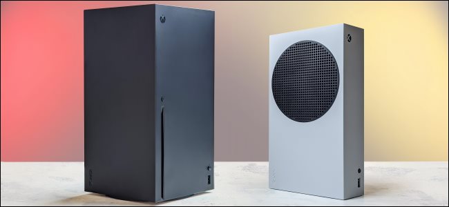 Consoles Xbox Series X e S da Microsoft.