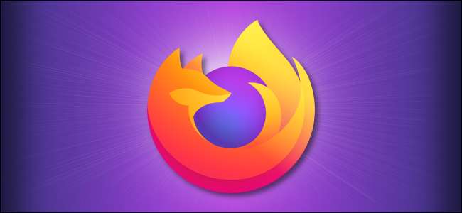 Logotipo do Firefox em um fundo roxo