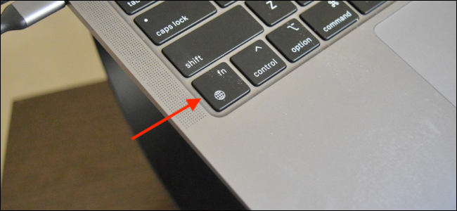 Globle e tecla de função para emojis no MacBook Air