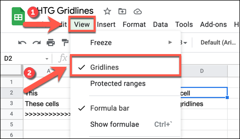 Para desativar as linhas de grade no Planilhas Google, pressione Exibir> Linhas de grade em uma planilha aberta.