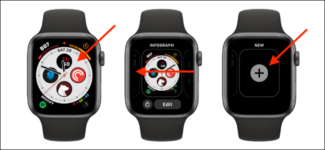 Como adicionar um novo mostrador ao Apple Watch